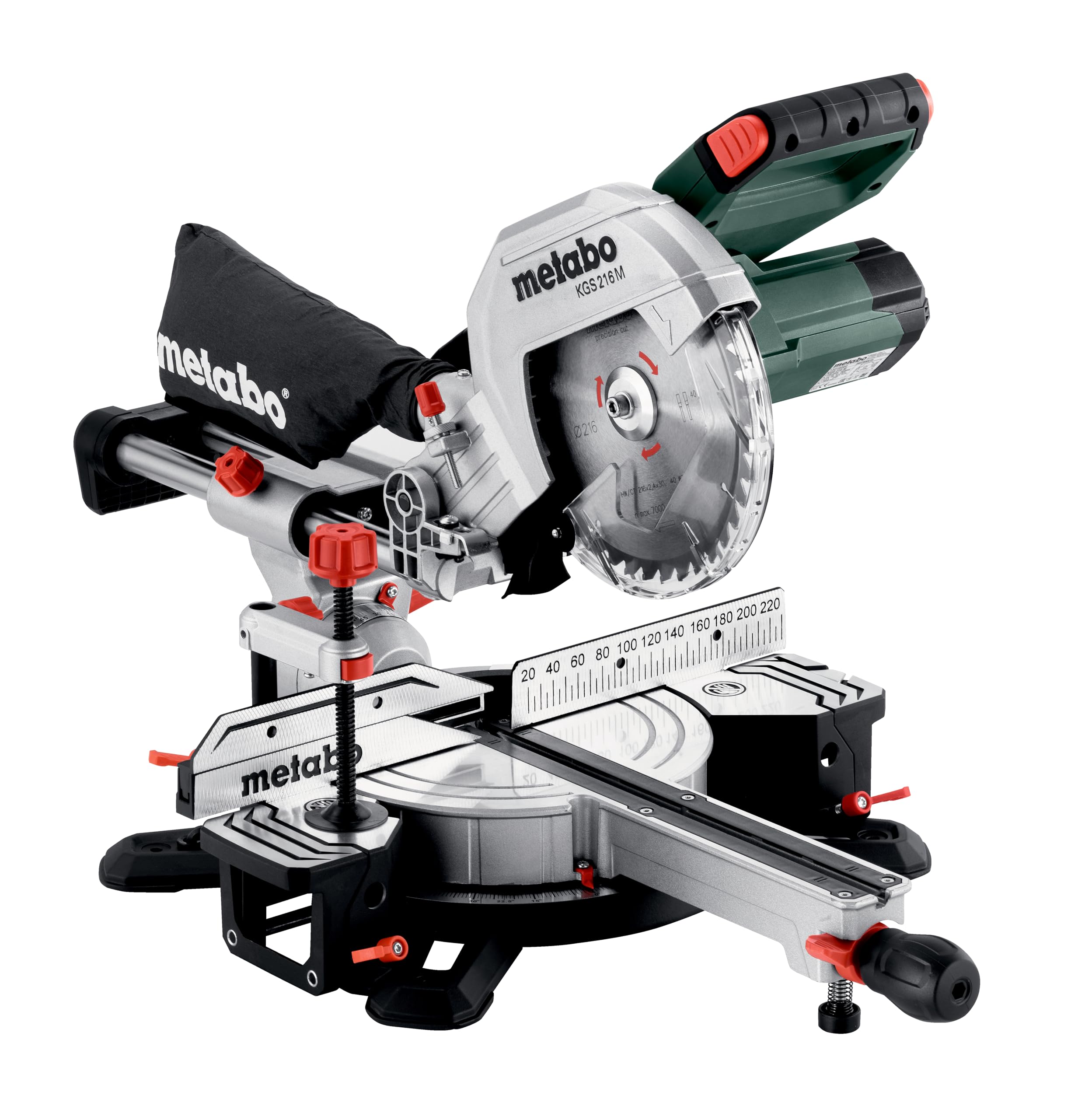 metabo-kgs-216-m-kapp-und-gehrungss-ge-mit-zugfunktion-216-mm-s-geblatt-und-prec image 1