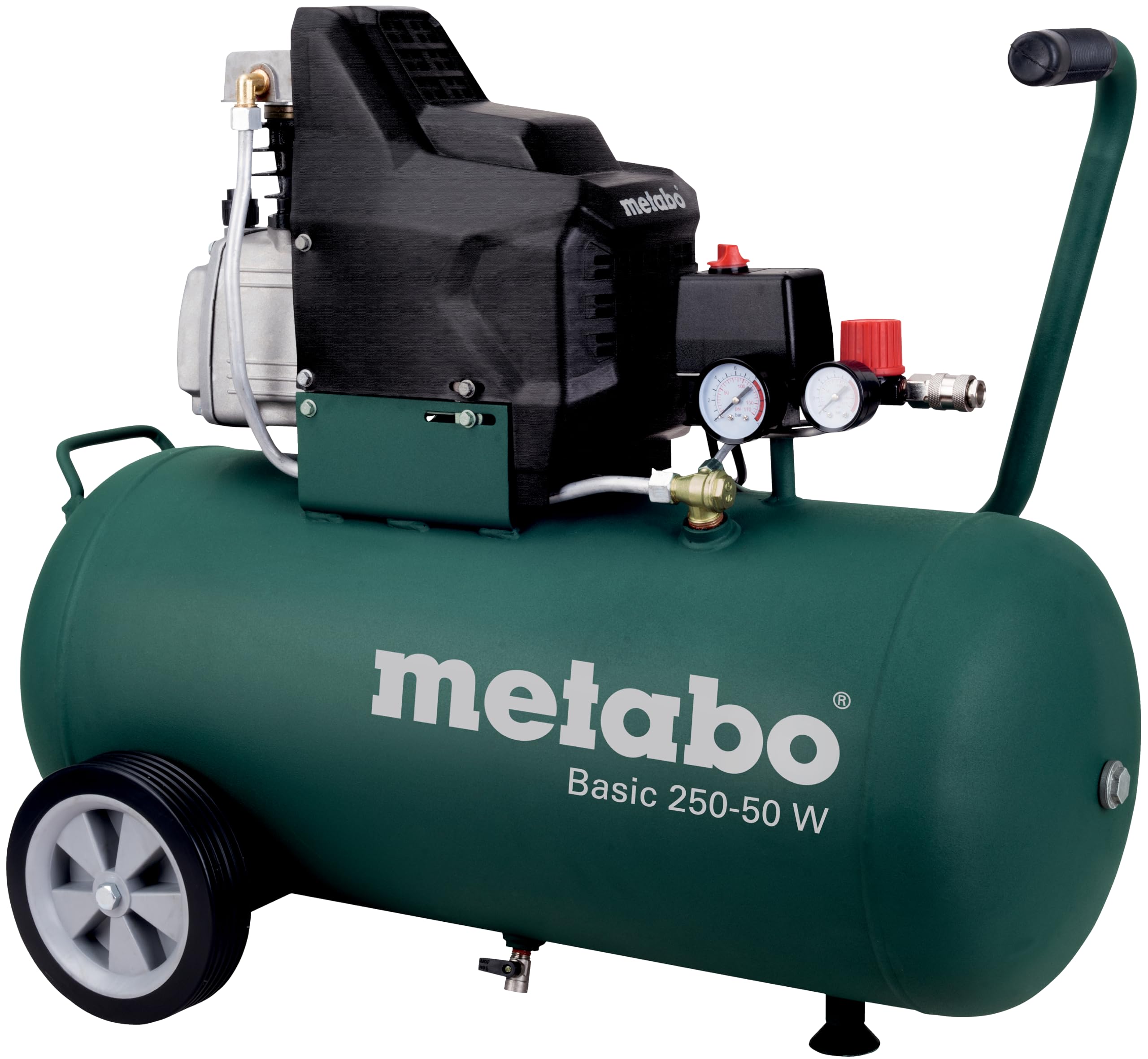 metabo-basic-250-50-w-kompressor-601534000-50-l-kessel-8-bar-1-5-kw-lgeschmiert- image 1