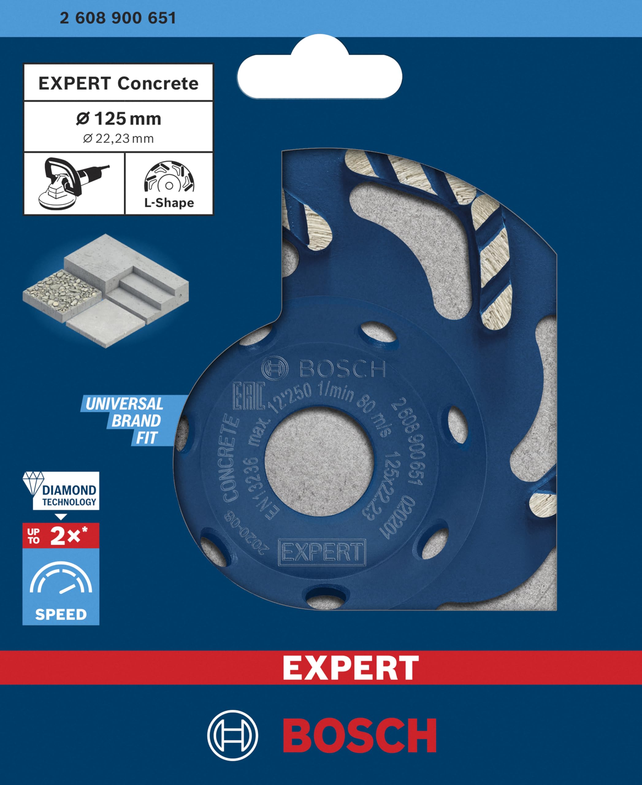 bosch-expert-concrete-diamanttopfscheibe-125-mm-22-23-mm-bohrung-f-r-beton-bis-z image 2