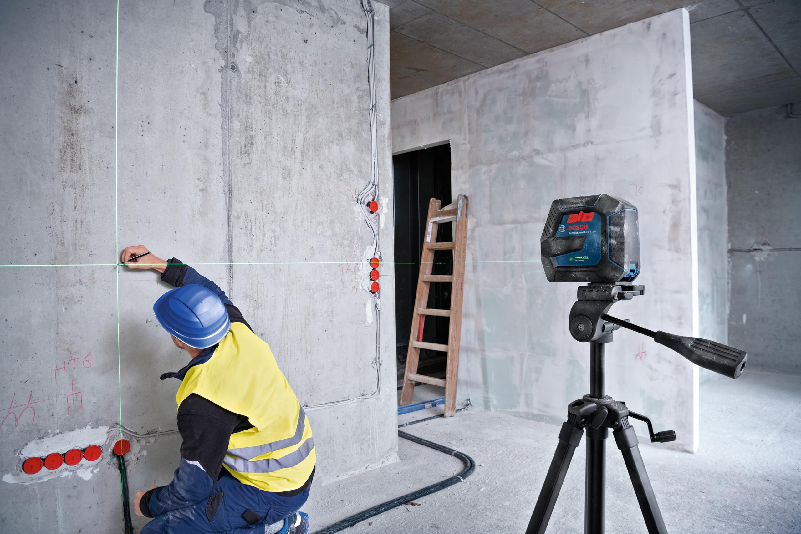 bosch-professional-linienlaser-gll-2-15-g-gr-ner-laser-0-3-mm-m-15-m-arbeitsbere image 2