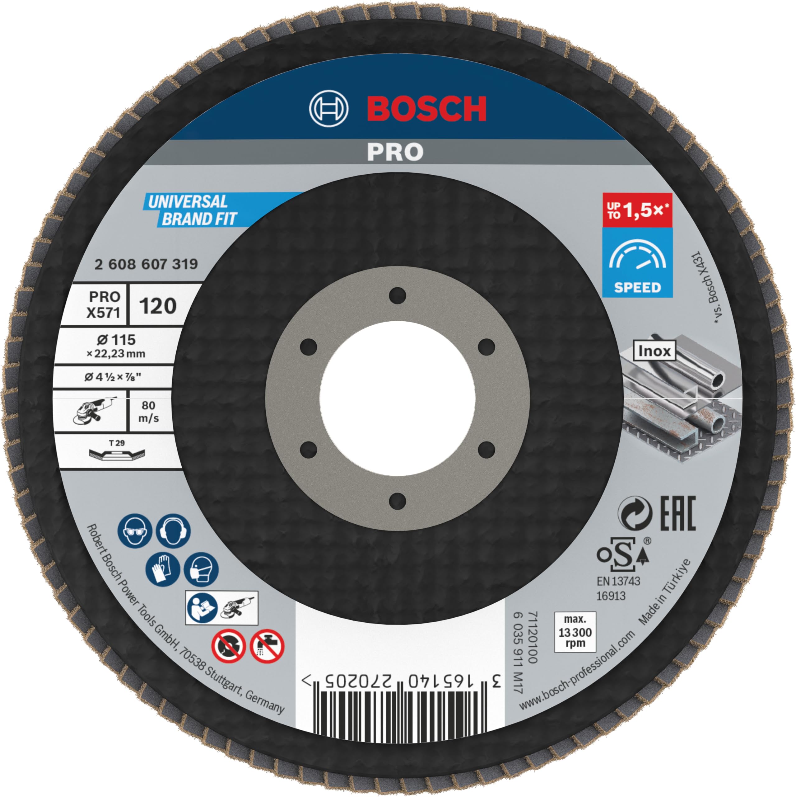 bosch-pro-metal-x571-f-cherschleifscheibe-125-mm-k-rnung-80-abgewinkelt-f-r-stah image 7