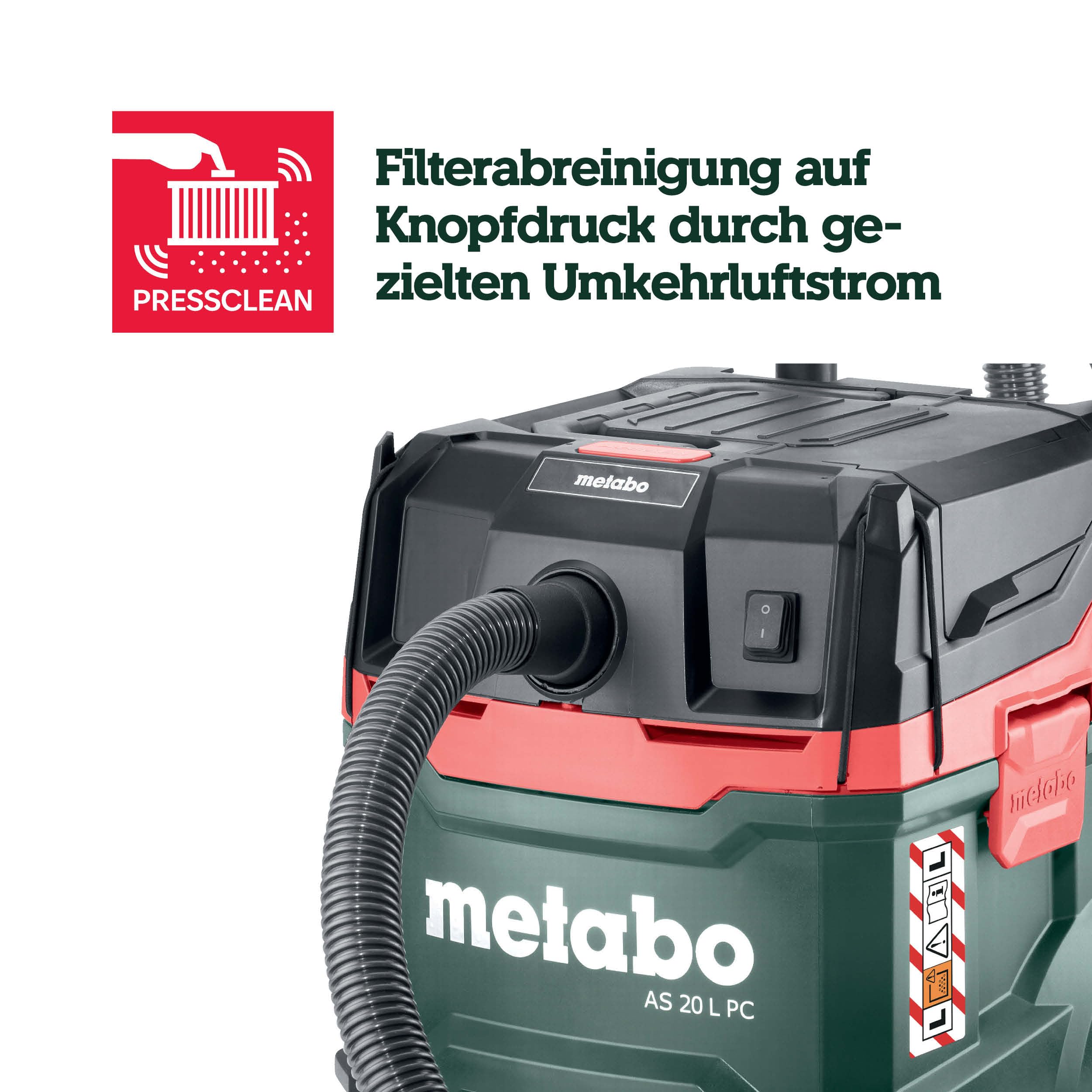 metabo-as-20-l-pc-allessauger-nass-trockensauger-staubklasse-l-1200-watt-20-l-ta image 7
