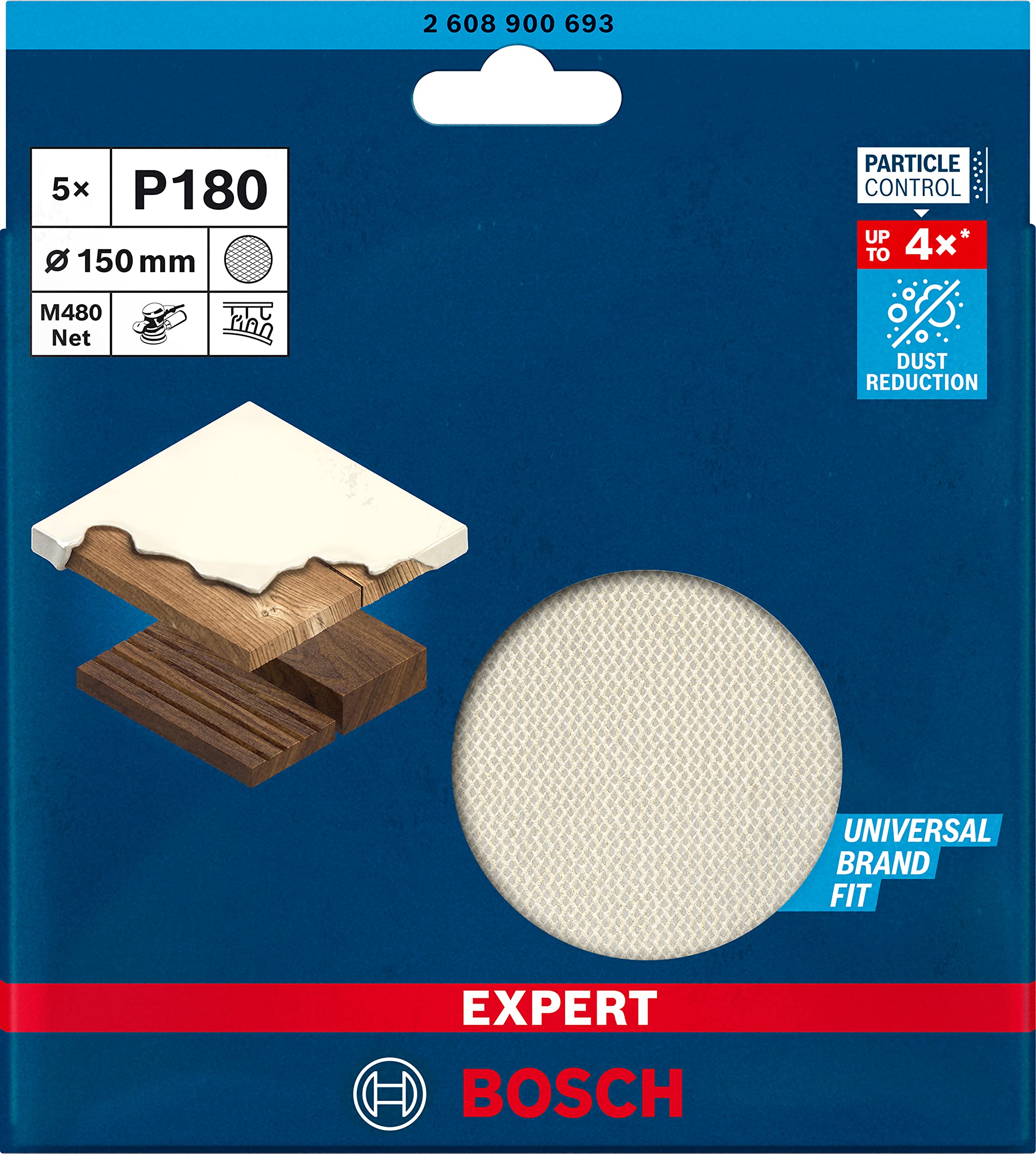 bosch-expert-m480-schleifnetz-150-mm-k-rnung-180-5-st-ck-netz-schleifscheiben-f- image 2