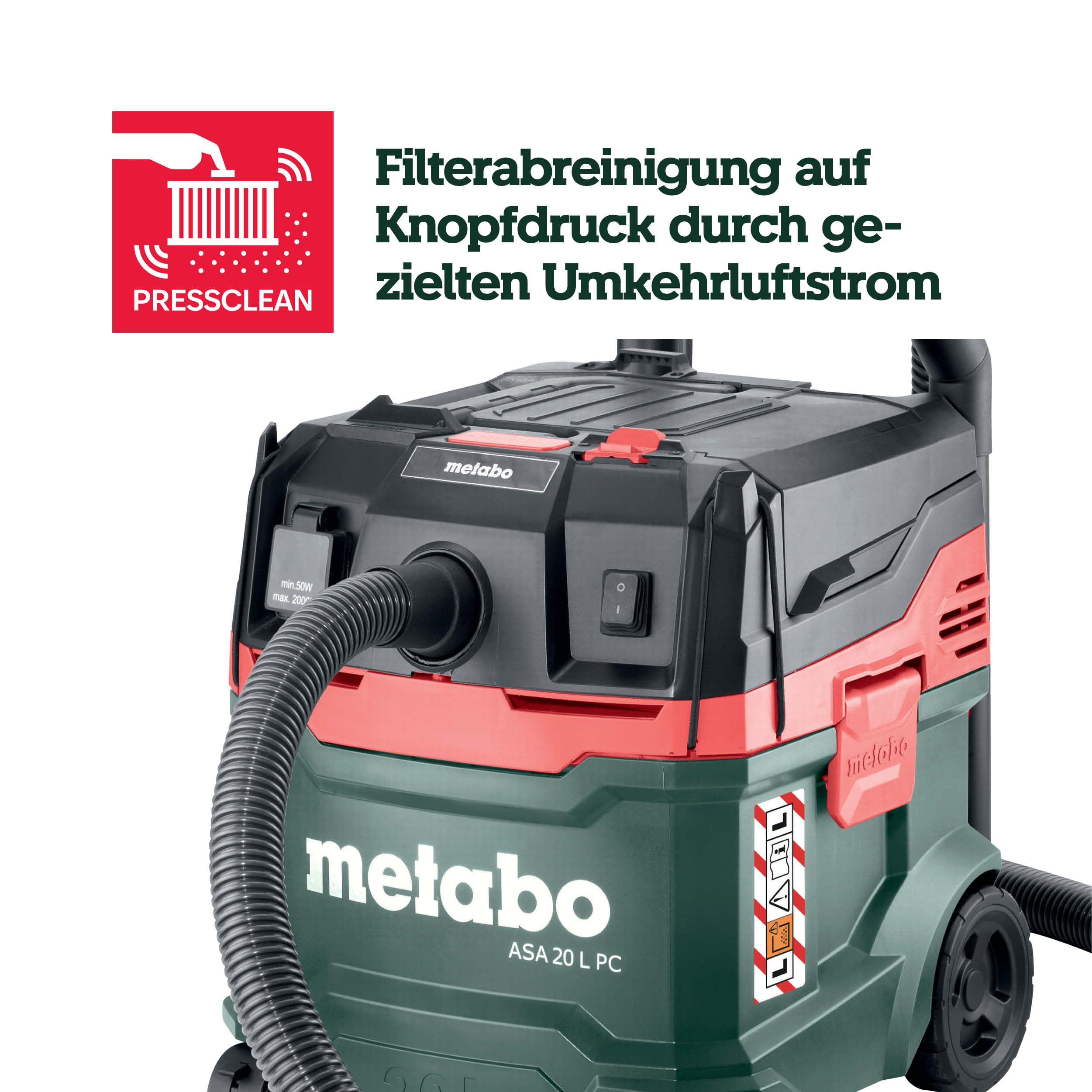 metabo-asa-20-l-pc-allessauger-nass-trockensauger-staubklasse-l-1200-w-20-l-beh- image 7