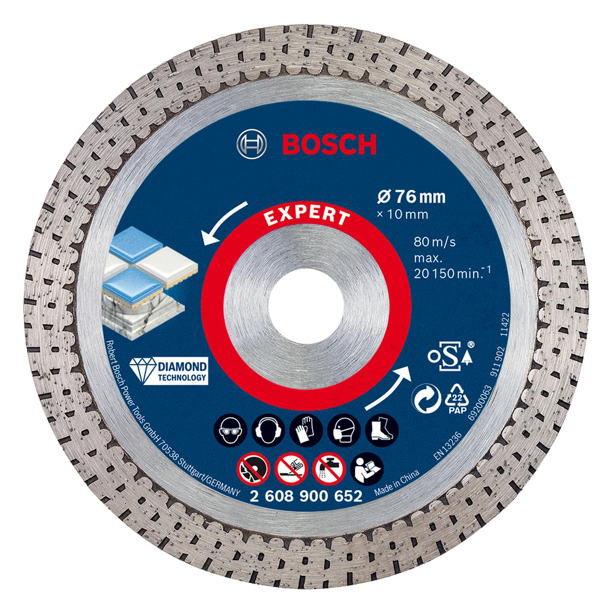 bosch-expert-hardceramic-diamanttrennscheibe-76-mm-76-x-1-5-x-10-mm-f-r-harte-fl image 2