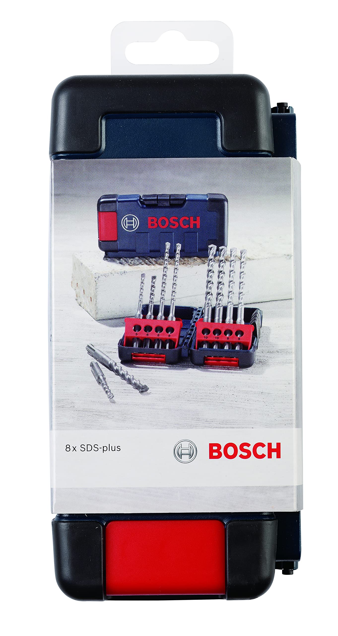 bosch-8-teiliges-hammerbohrer-set-sds-plus-3-5-10-mm-f-r-beton-in-robuster-tough image 2