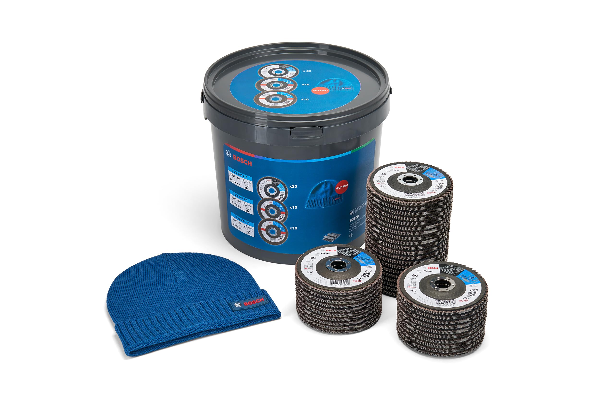 bosch-f-cherschleifscheibe-x551-expert-for-metal-40er-set-125-mm-k-rnung-40-60-8 image 1