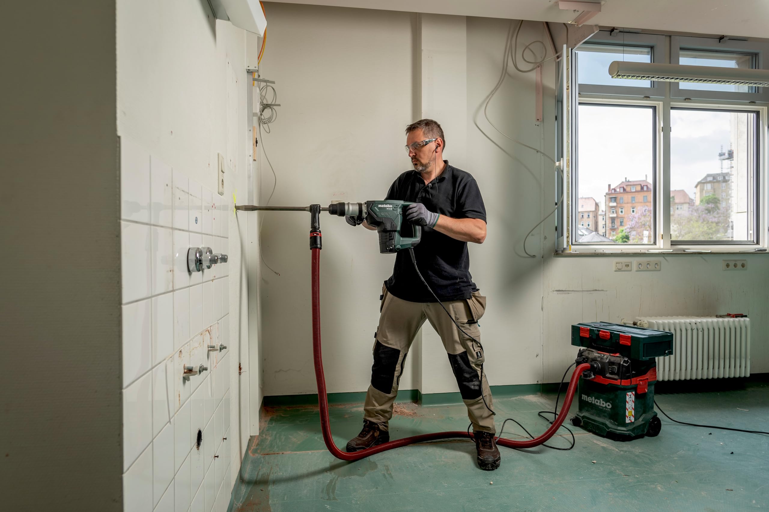 metabo-kh-5-40-kombihammer-1100-w-sds-max-schlagbohrhammer-zum-bohren-und-mei-el image 2