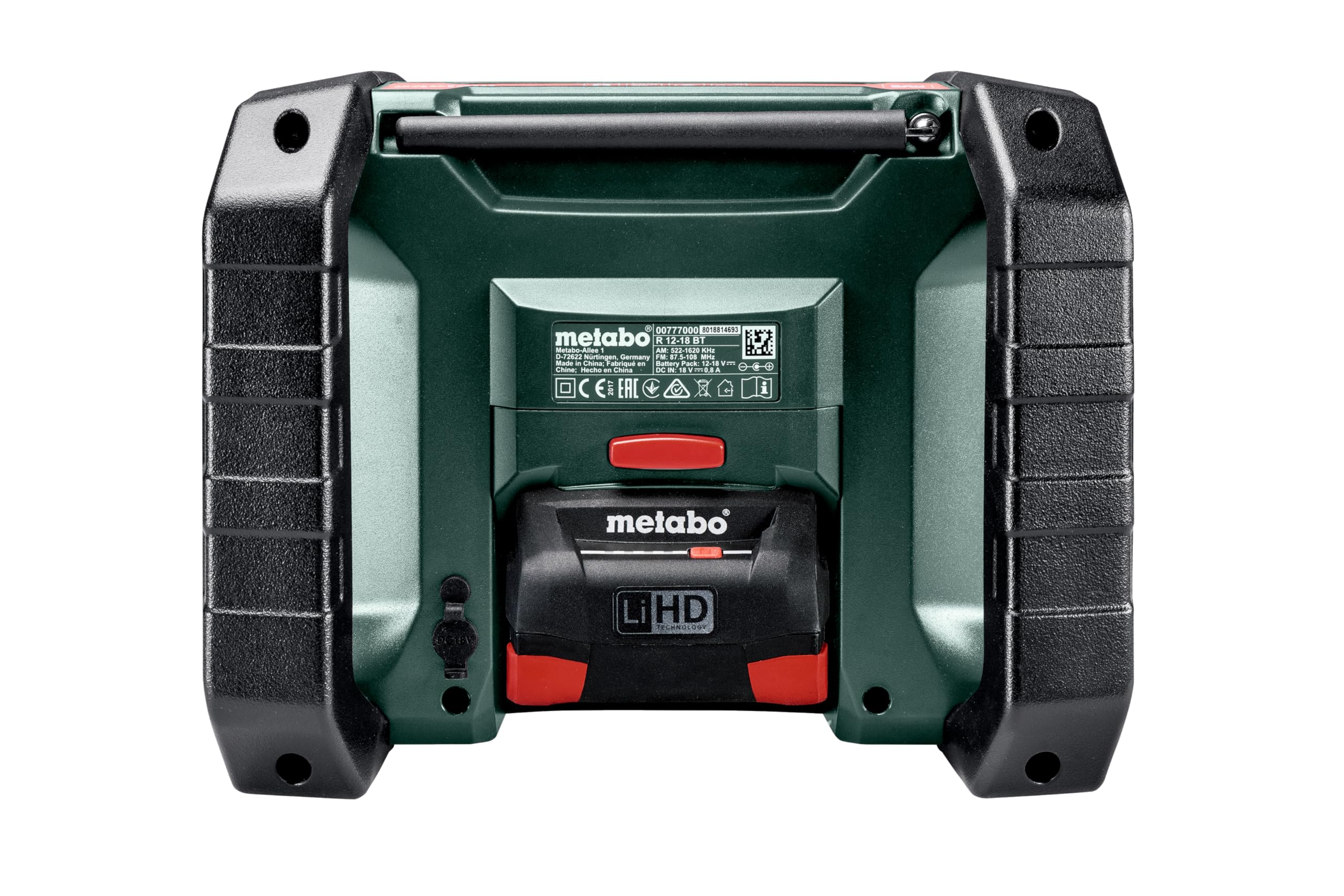 metabo-akku-baustellenradio-r-12-18-dab-bt-18v-12v-kompatibel-bluetooth-dsp-tune image 4