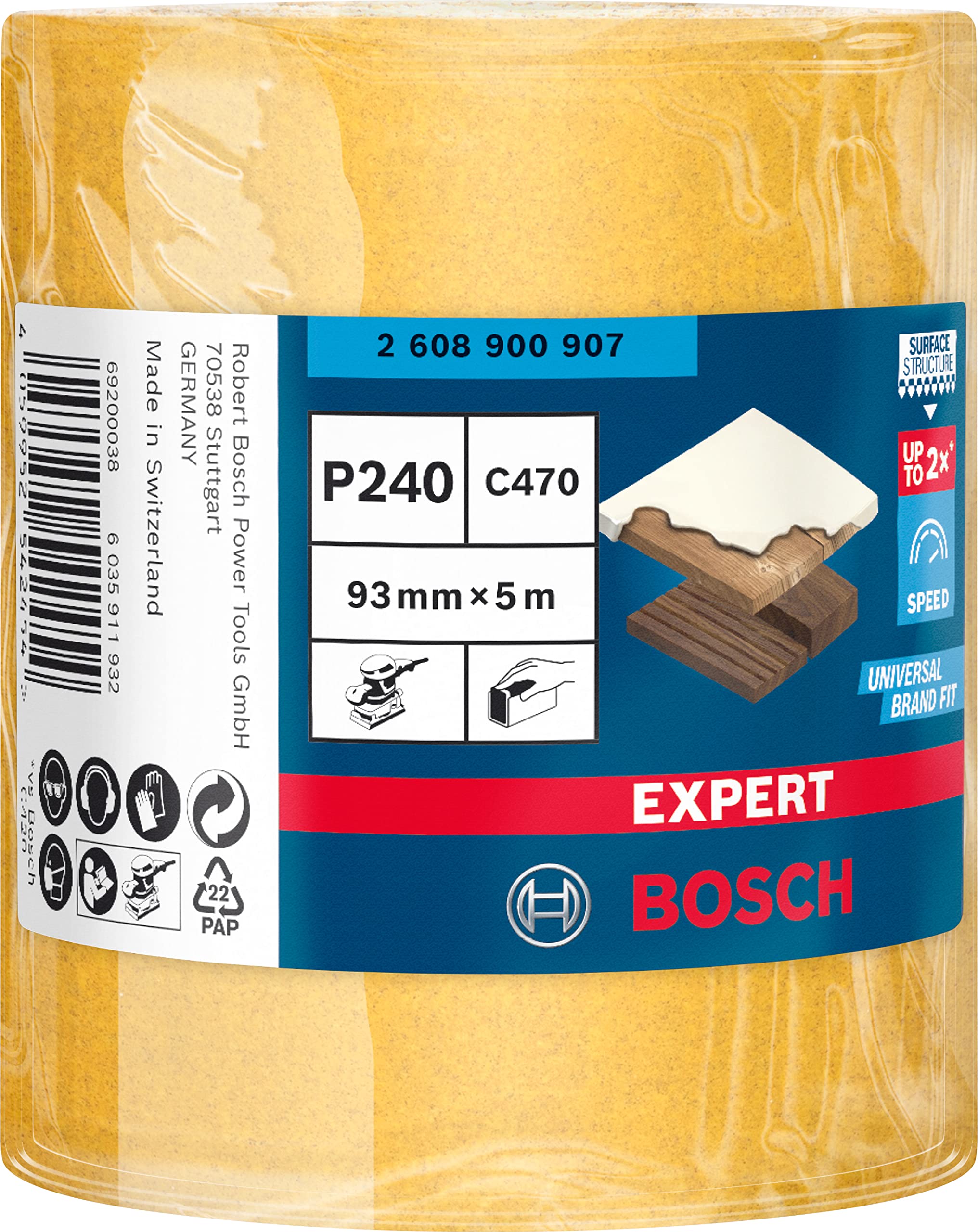 bosch-expert-c470-schleifpapierrolle-f-r-handschleifen-93-mm-x-5-m-k-rnung-240-s image 2