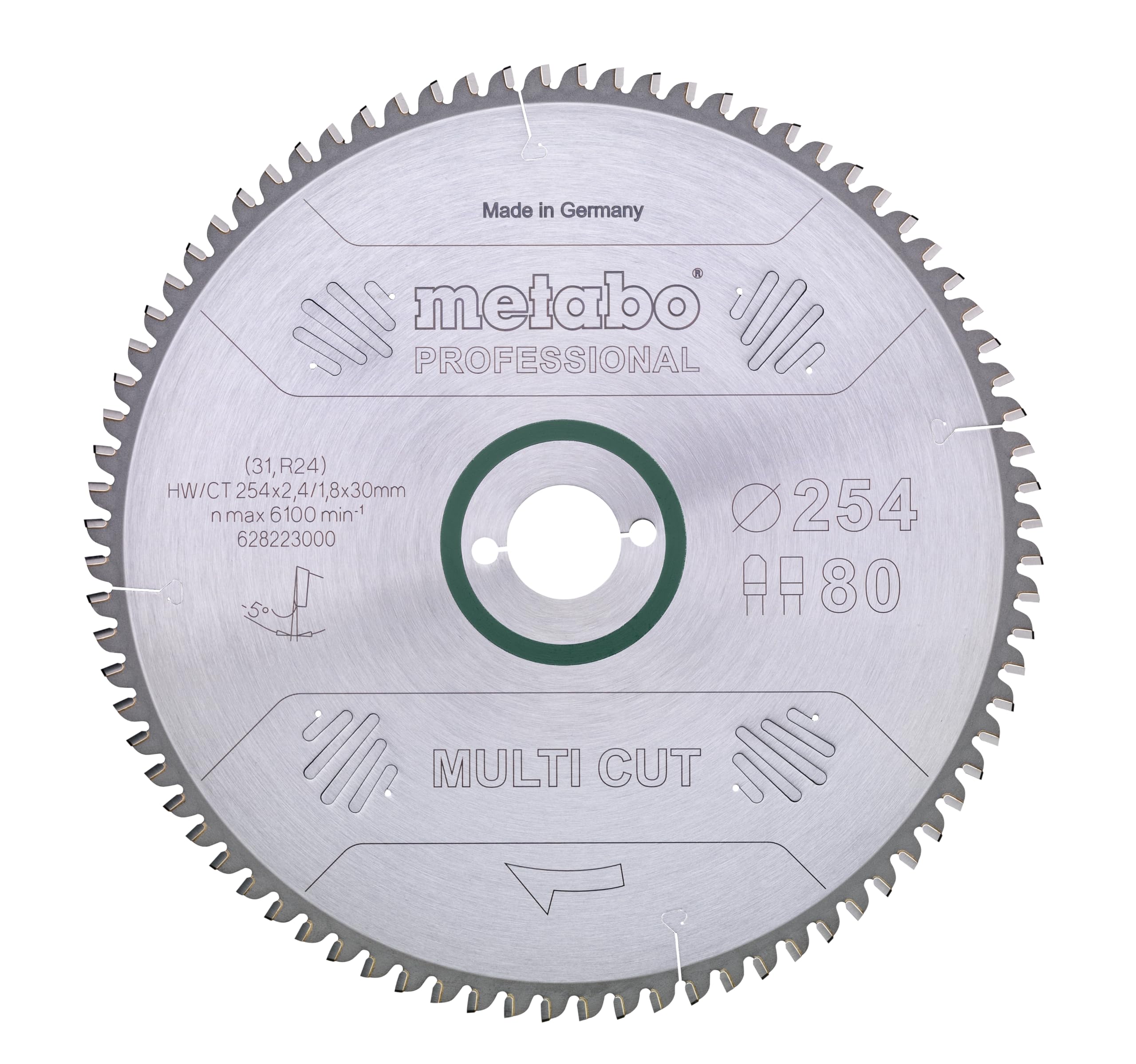 metabo-s-geblatt-multi-cut-professional-254x30-mm-80-z-hne-hw-ct-hartmetall-f-r- image 1