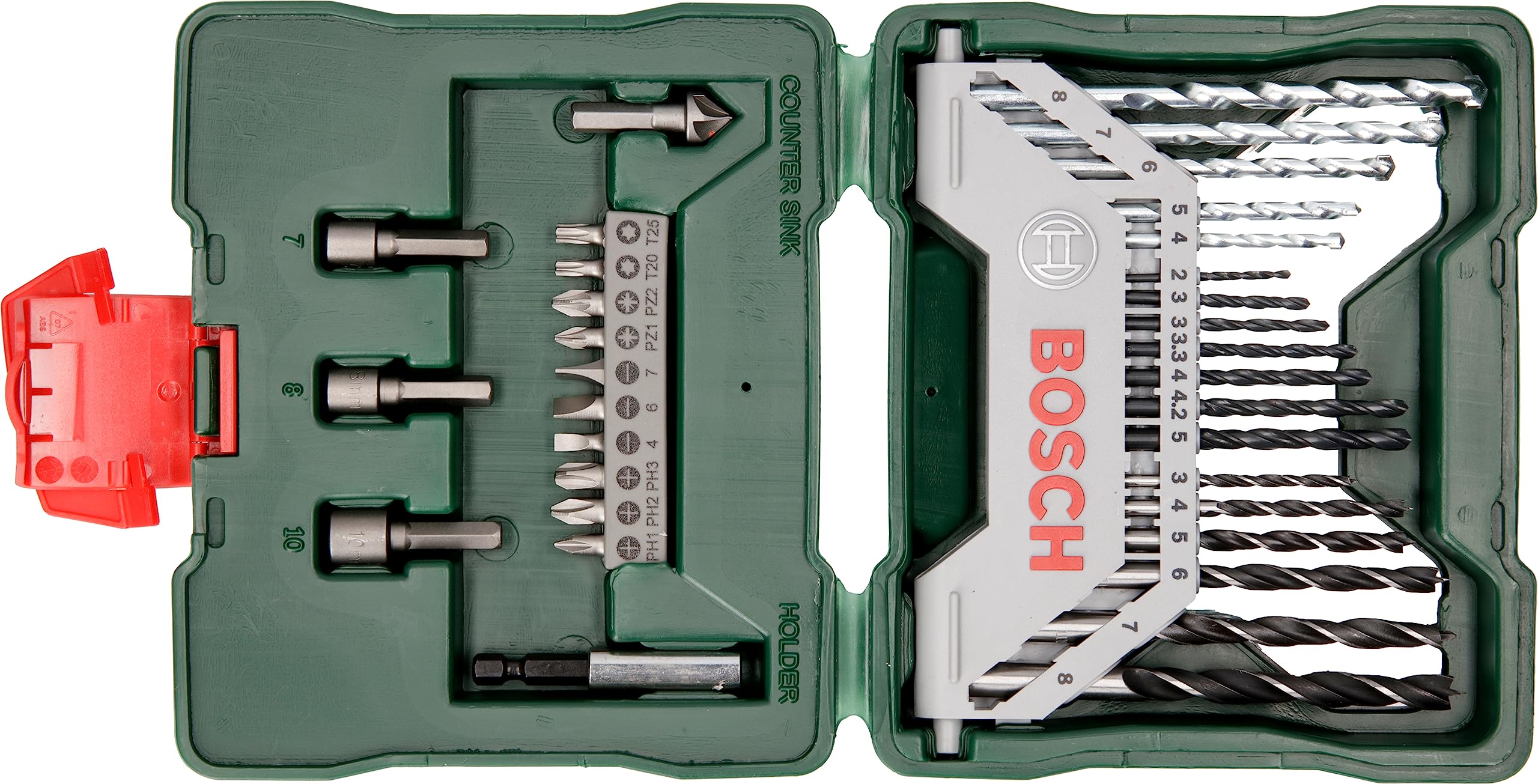 bosch-x-line-33-teiliges-bohrer-und-schrauberbit-set-bohrer-f-r-holz-stein-und-m image 2