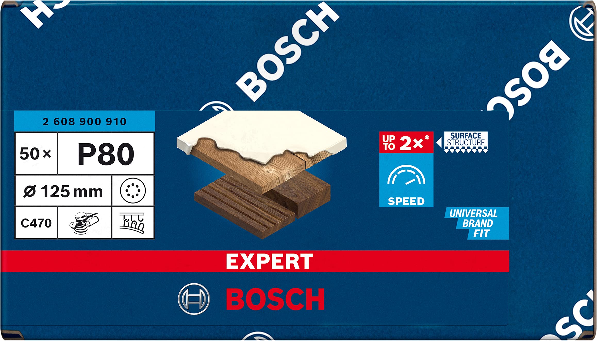 bosch-expert-c470-schleifblatt-set-mit-8-l-chern-50-st-ck-125-mm-k-rnung-80-f-r- image 2