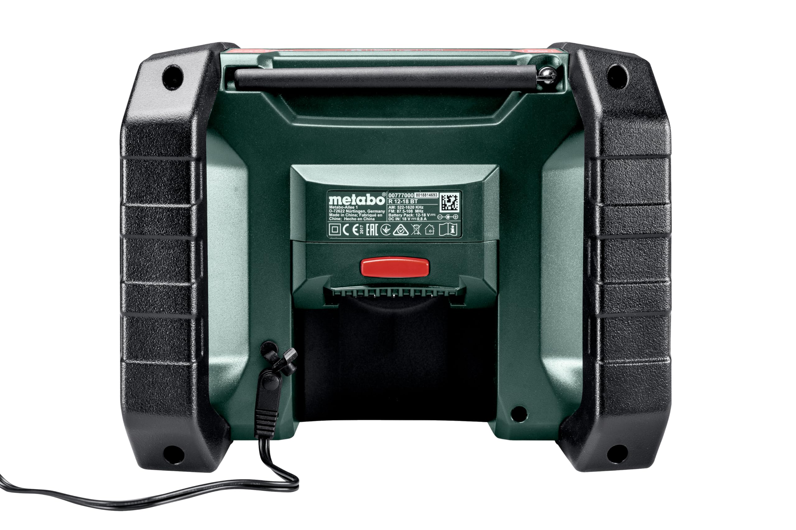 metabo-akku-baustellenradio-r-12-18-dab-bt-18v-12v-kompatibel-bluetooth-dsp-tune image 2
