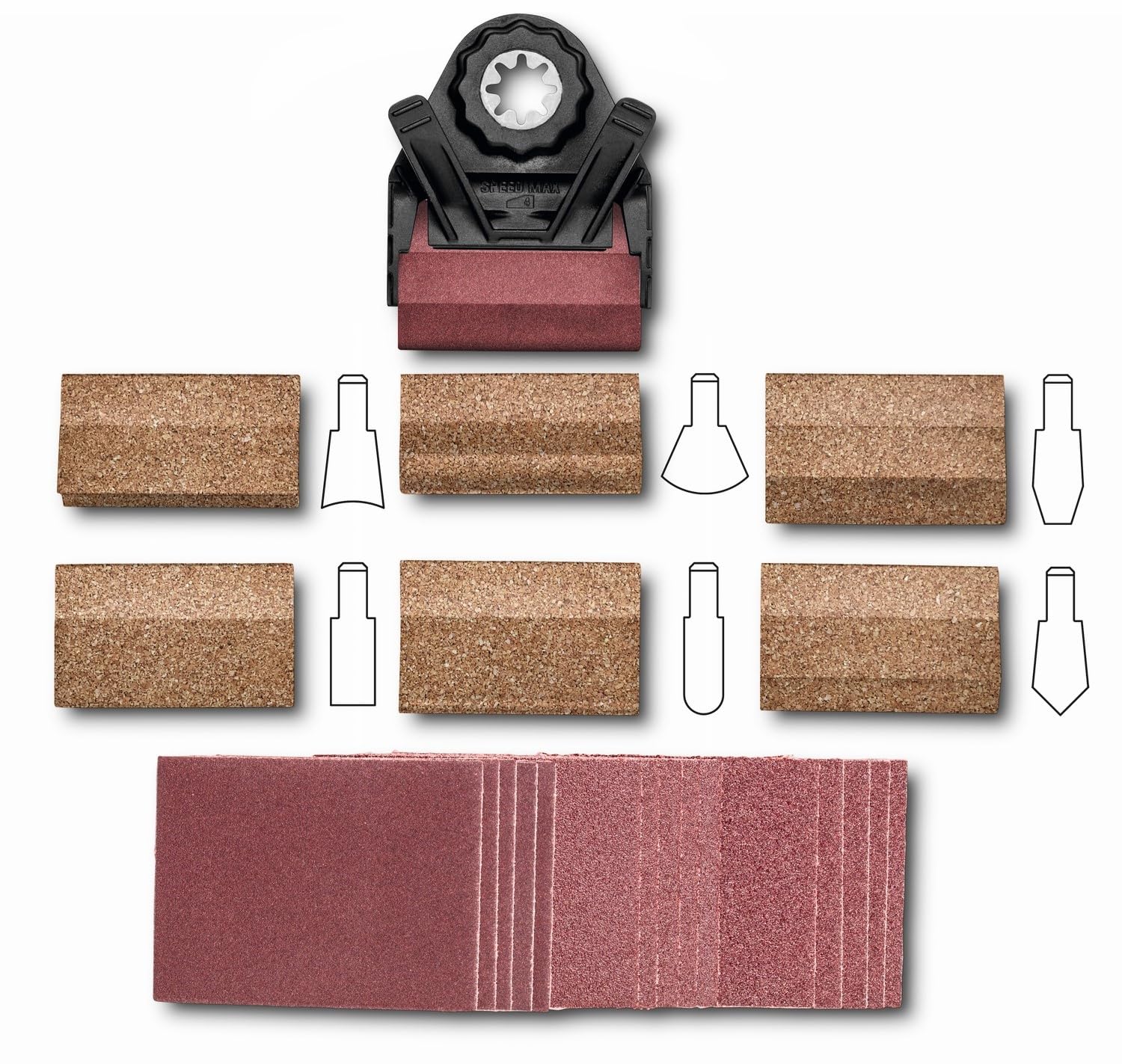 fein-profil-schleifset-22-teilig-63810031010-starlock-plus-aufnahme-schleifen-in image 1