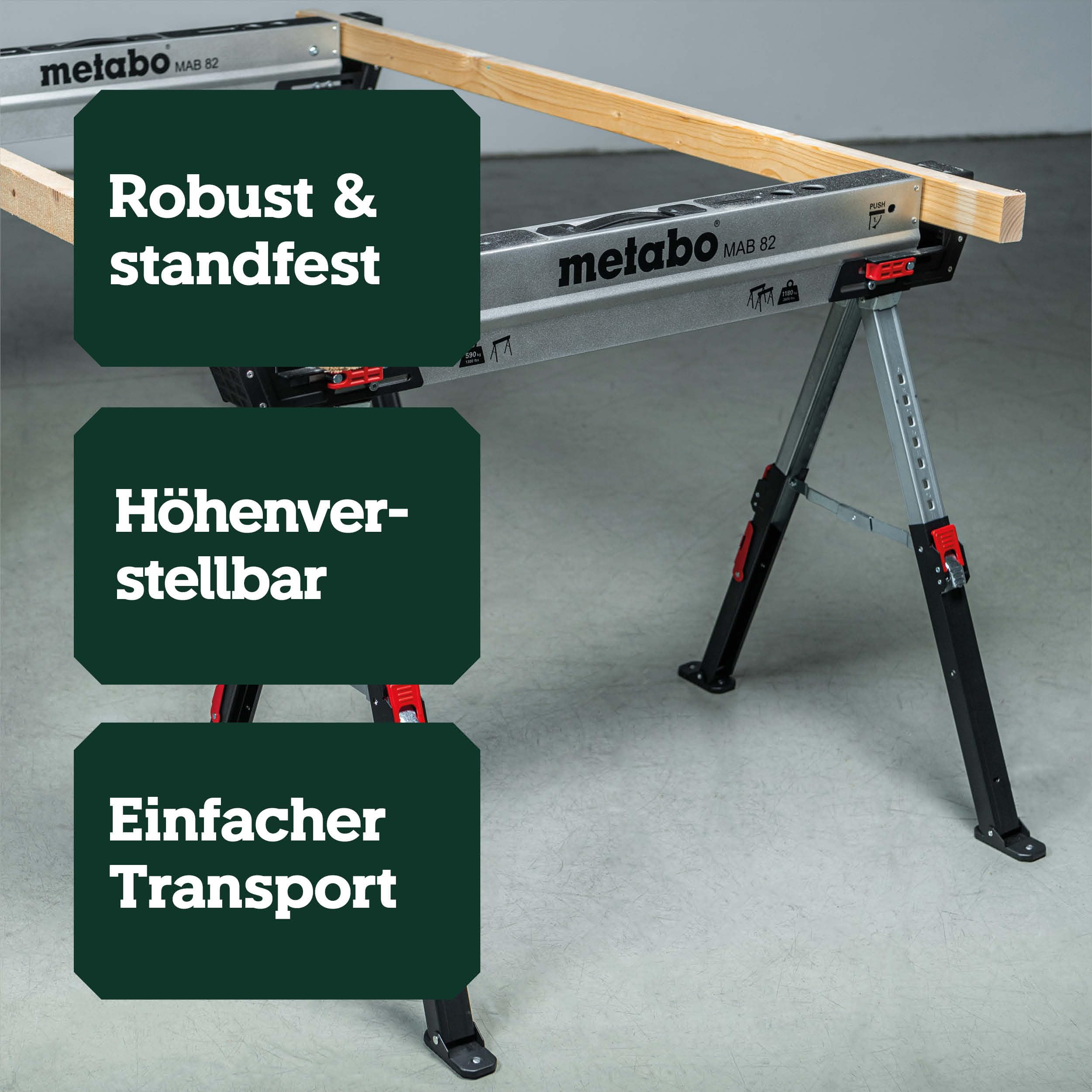 metabo-mab-82-2-arbeitsbock-set-2er-set-h-henverstellbare-stahl-unterstellb-cke- image 2