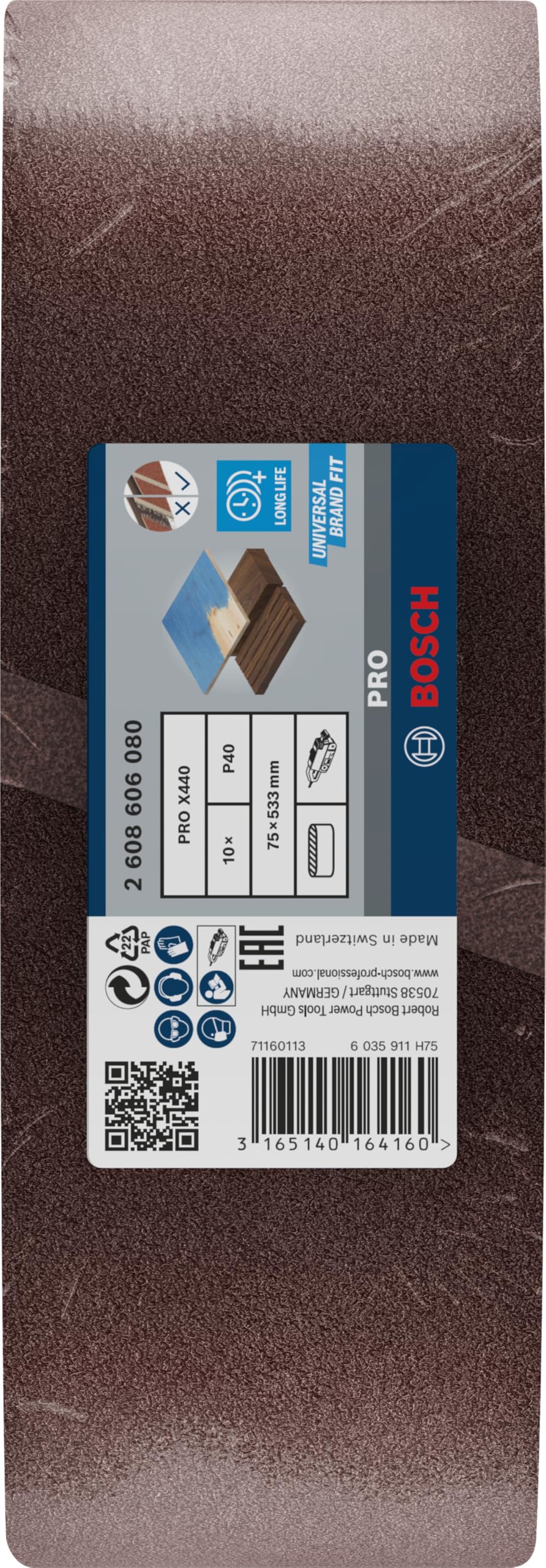 bosch-professional-pro-paint-on-wood-and-hardwood-x440-schleifband-10-st-ck-75-x image 2