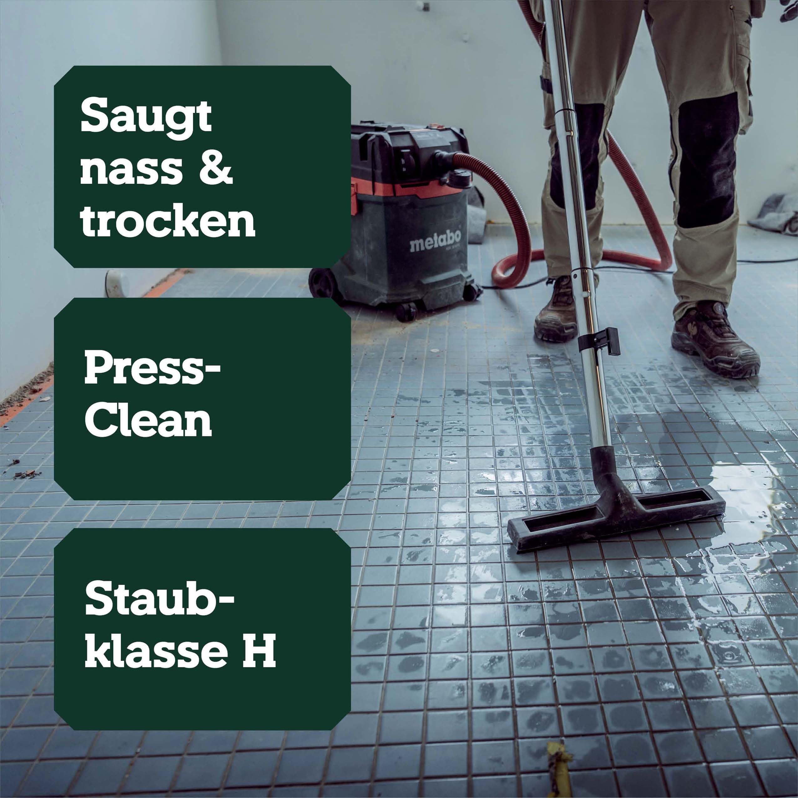 metabo-asa-30-h-pc-allessauger-nass-trockensauger-staubklasse-h-1200-w-30-l-beh- image 2