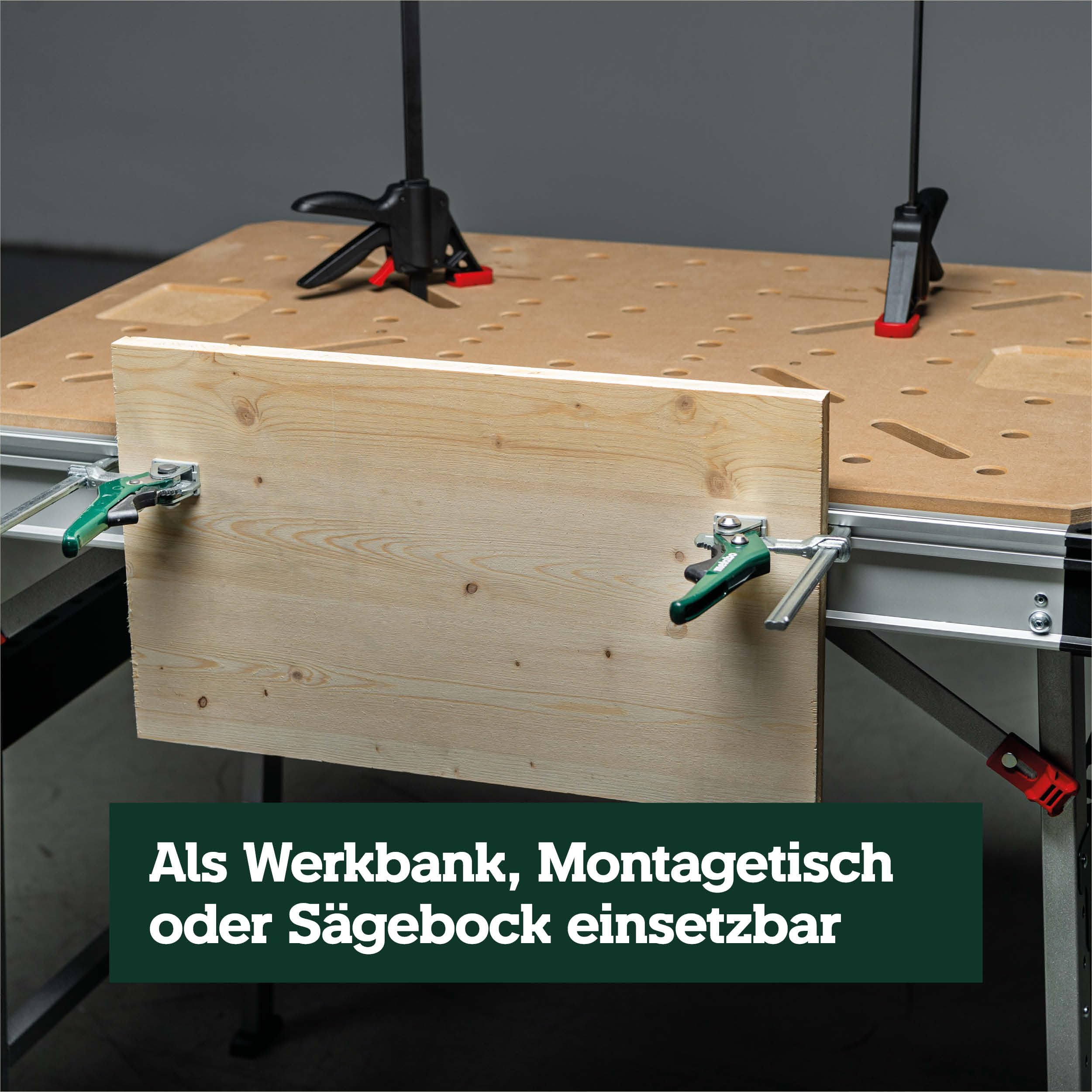 metabo-multifunktionstisch-mwb-100-klappbare-werkbank-mobiler-s-gebock-bis-120-k image 8