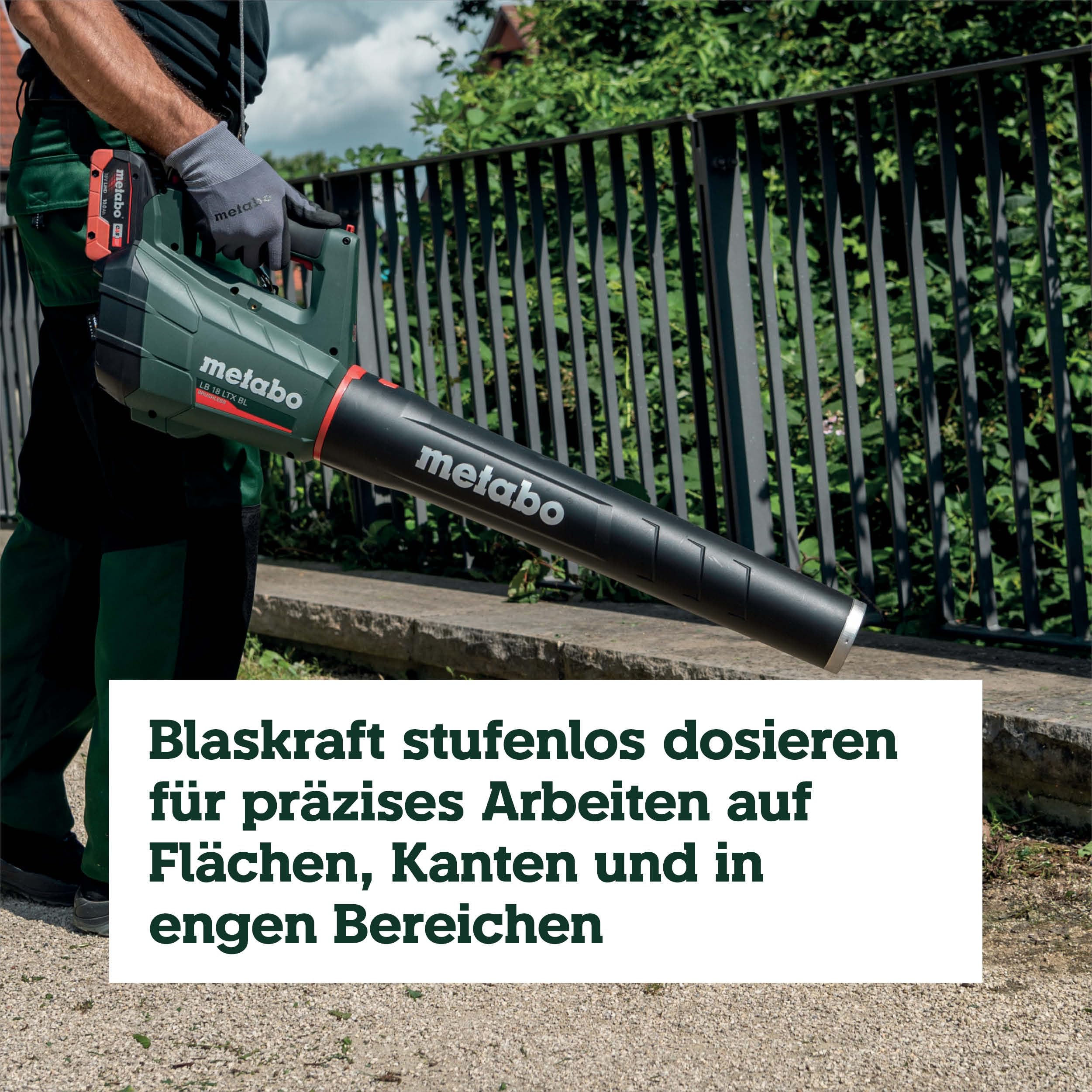 metabo-akku-laubbl-ser-lb-18-ltx-bl-18v-brushless-motor-schultergurt-blasrohr-oh image 7