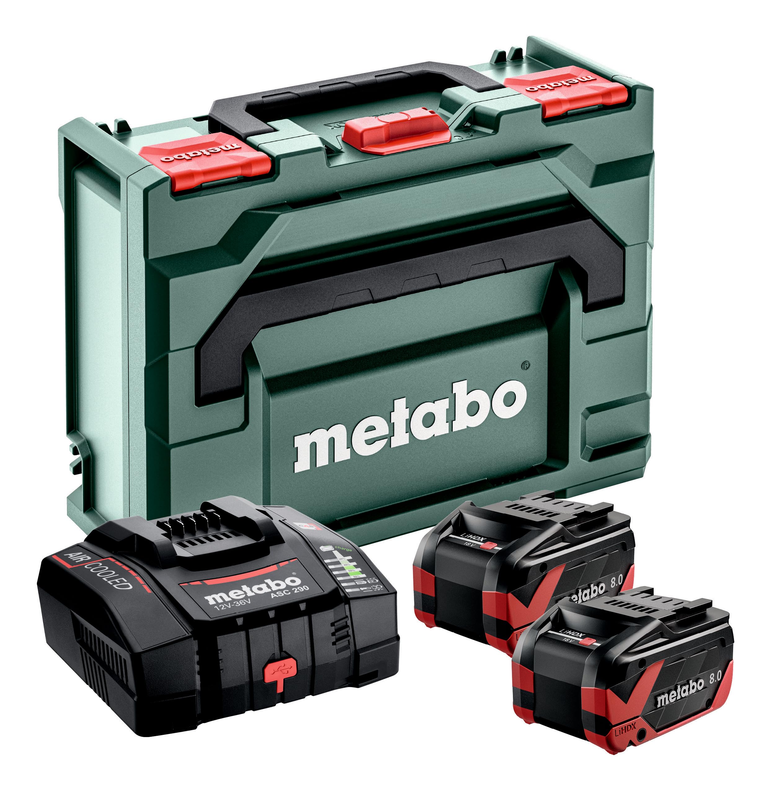 metabo-basis-set-mit-2x-lihdx-4-0-ah-akku-18-v-tabless-technologie-und-asc-145-s image 7