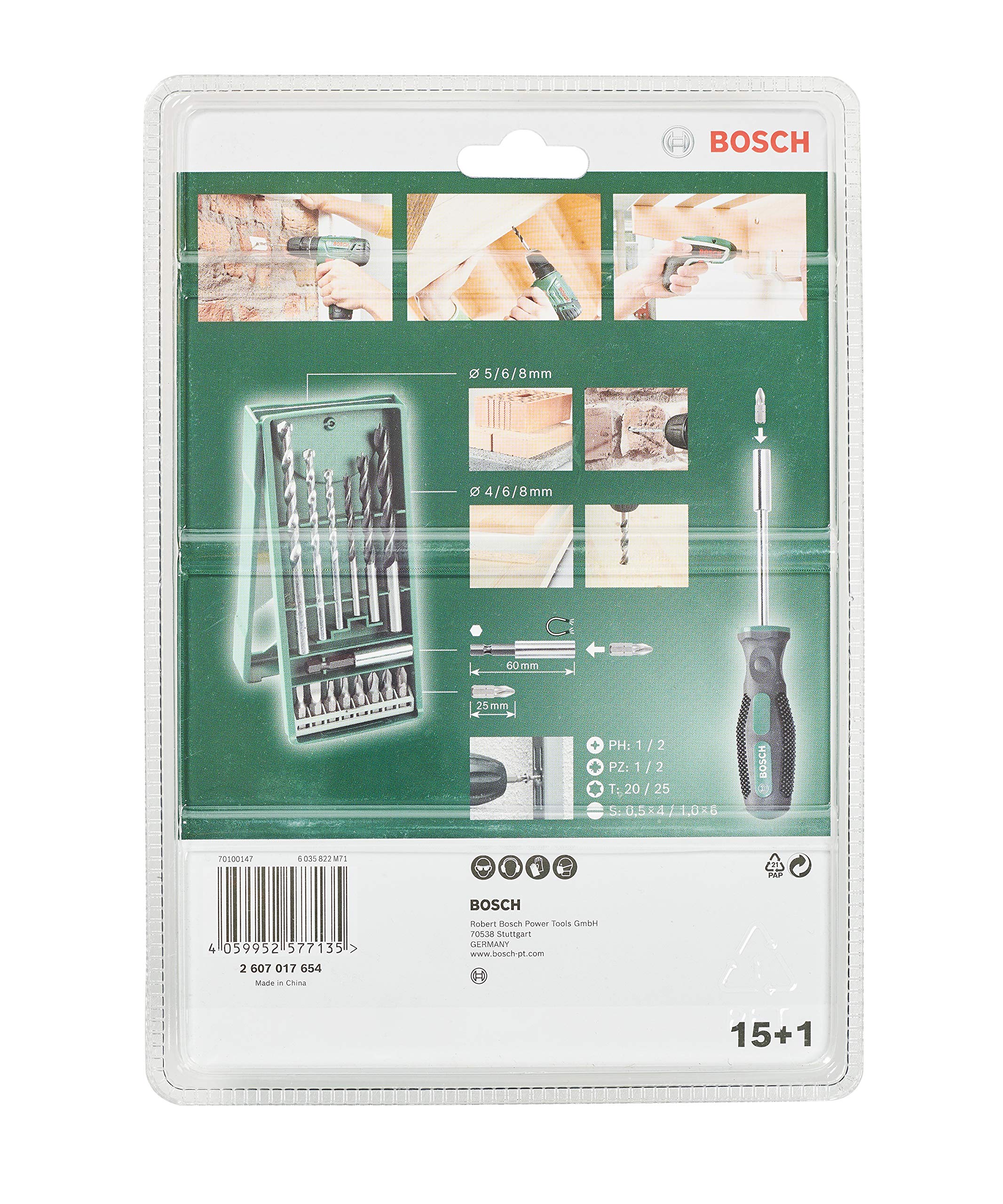 bosch-home-and-garden-15-1-tlg-mini-x-line-mixed-set-schraubendreher-bohrer-f-r- image 3