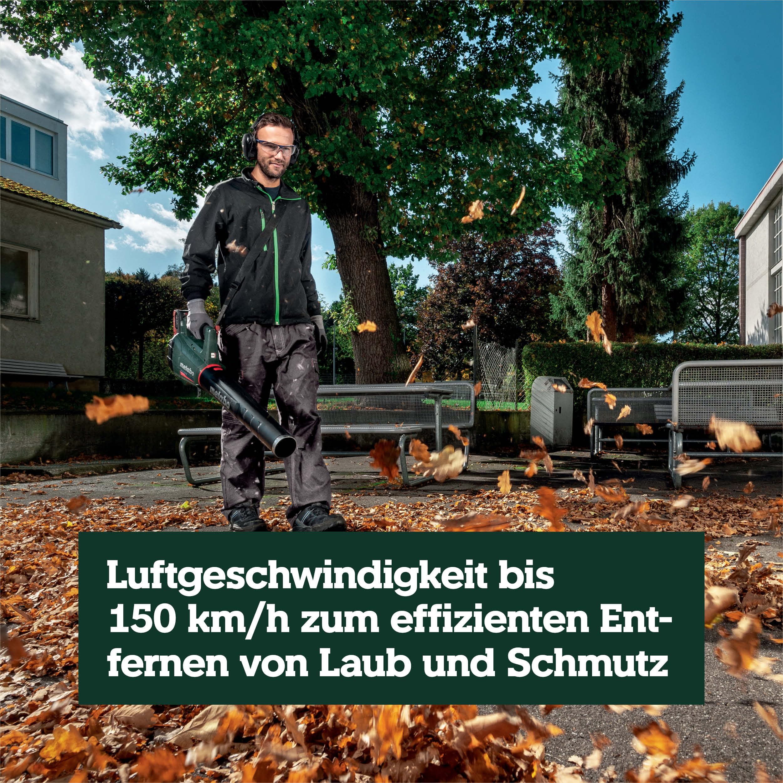 metabo-akku-laubbl-ser-lb-18-ltx-bl-18v-brushless-motor-schultergurt-blasrohr-oh image 6