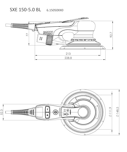 metabo-sxe-150-5-0-bl-exzenterschleifer-150-mm-350-w-brushless-5-mm-schwingkreis image 6