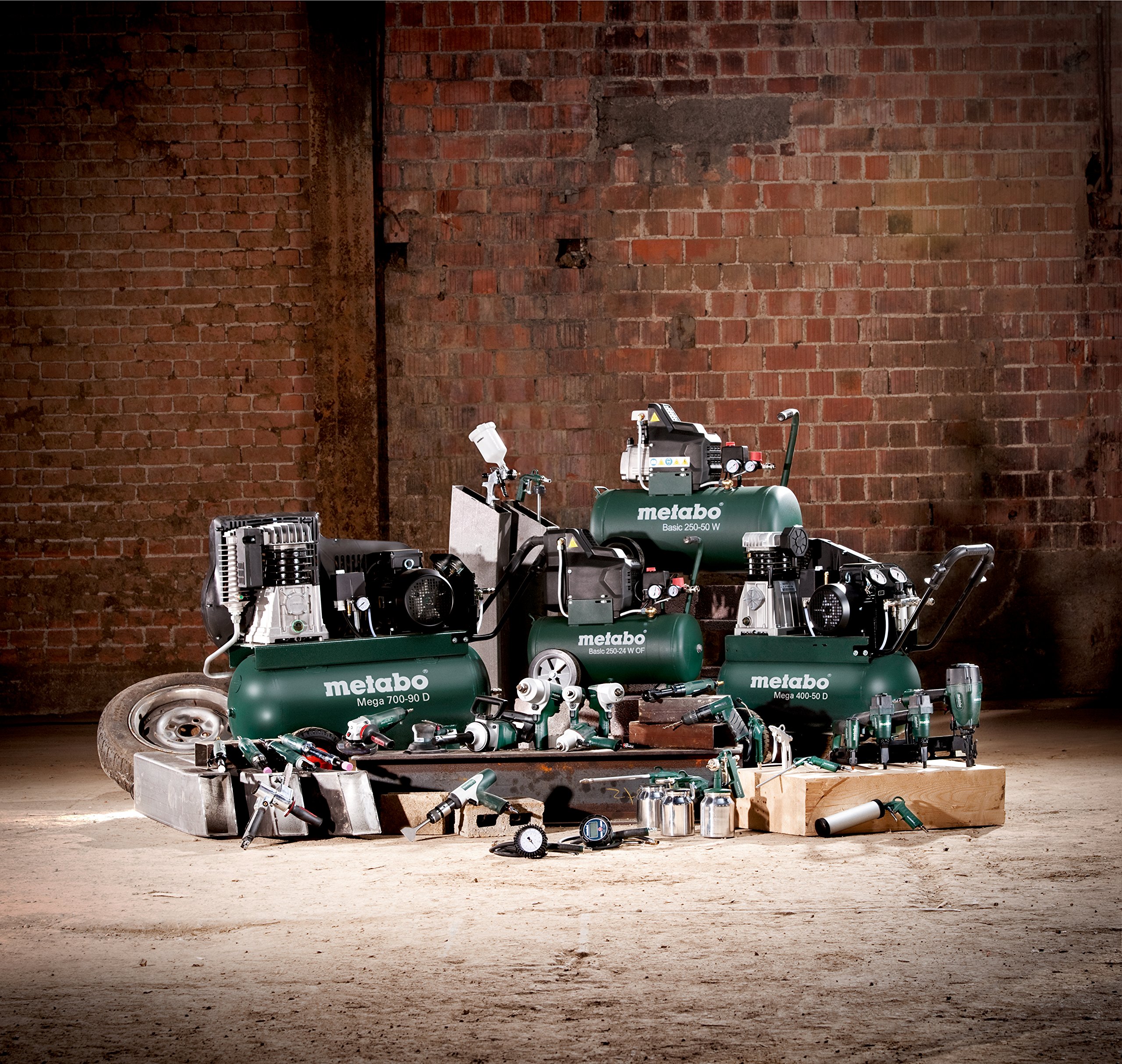 metabo-kompressor-basic-250-24-w-24-l-druckluftkompressor-mit-8-bar-lgeschmierte image 2