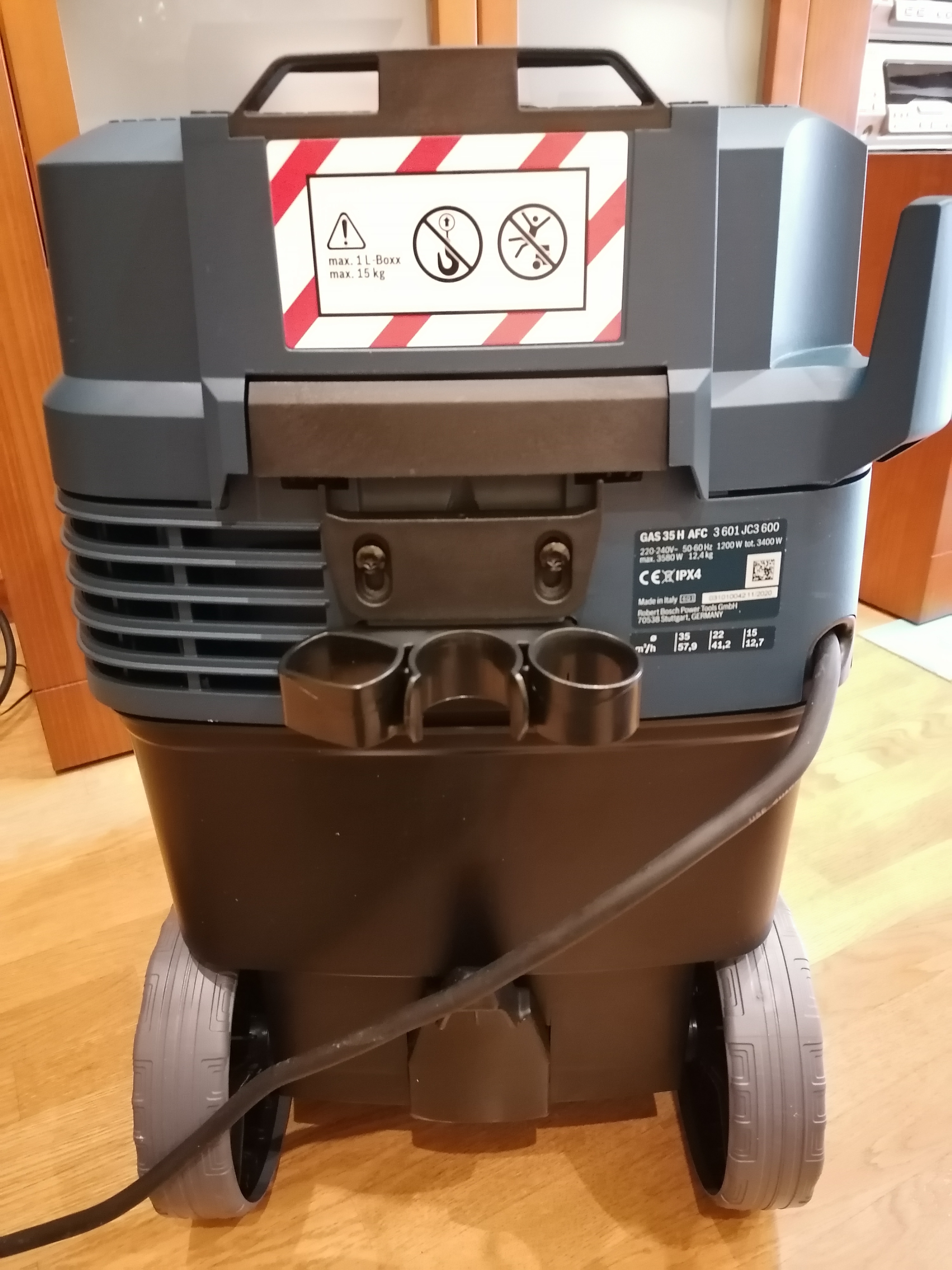Behälter kleiner als erwartet